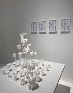 Image of installation for Amman Design Week Columns to Crowns