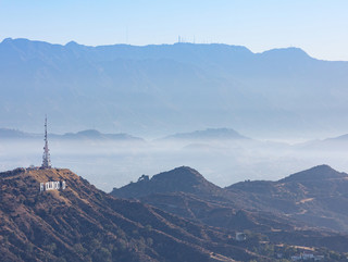 Aerial view of Los Angeles