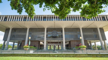 Photo of a building facade in Hawaii