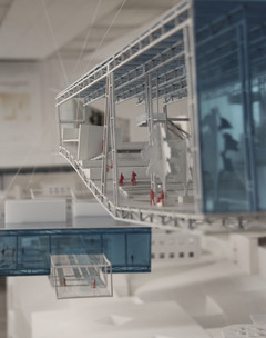 Photograph of amalgamated physical model produced by the whole studio.