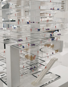 Photograph of amalgamated physical model produced by the whole studio.