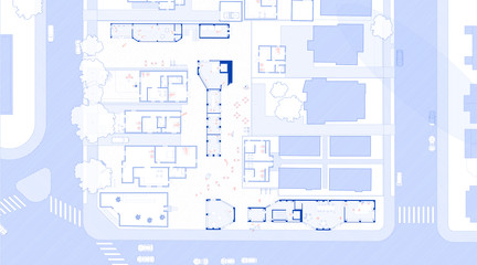 Ground floor plan drawing