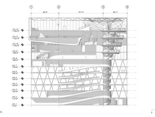 Longitudinal section drawing.