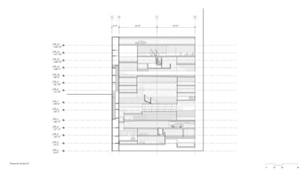 Transverse section drawing.