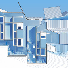 Section drawing.