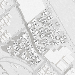 Site plan drawing drawn at 1/32” = 1’ scale.