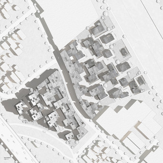 Site plan drawing drawn at 1/32” = ’ scale.