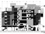 West elevation drawing.