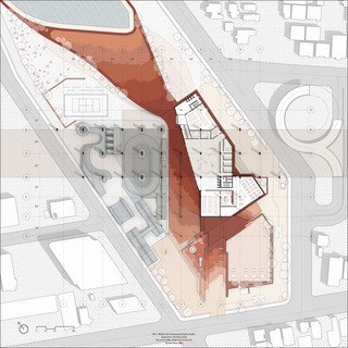 Ground floor plan drawing.