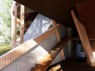 Showcasing views, structure, and facade elements