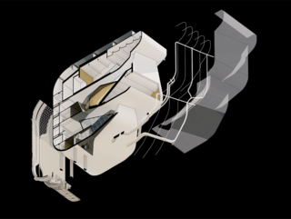 Diagram of the "unrolled" facade.