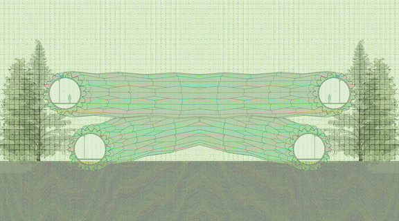 Mirrored section drawings.