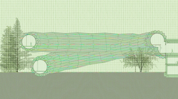 Section drawing.